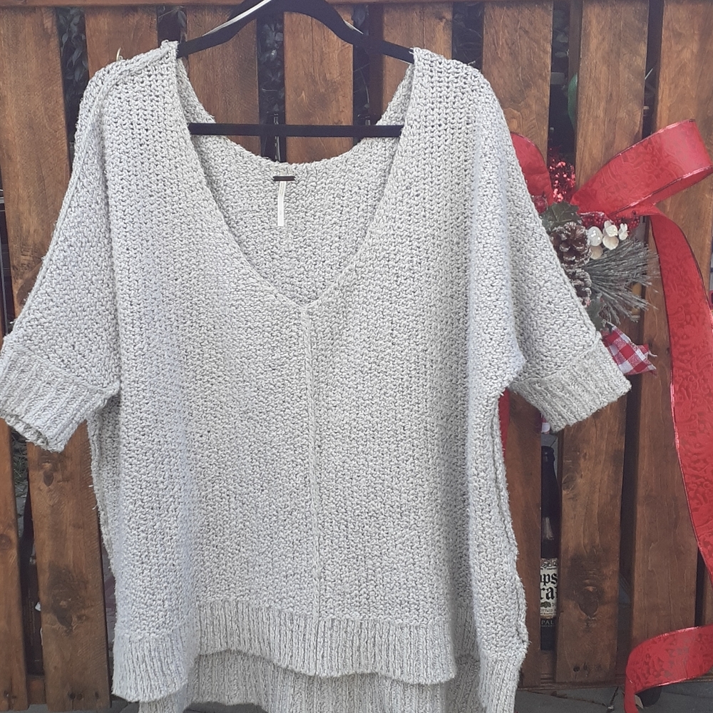 Free people oversized Small sweater, gray
